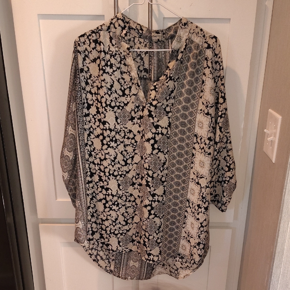 Liberty Love Floral and Geometric Blouse
